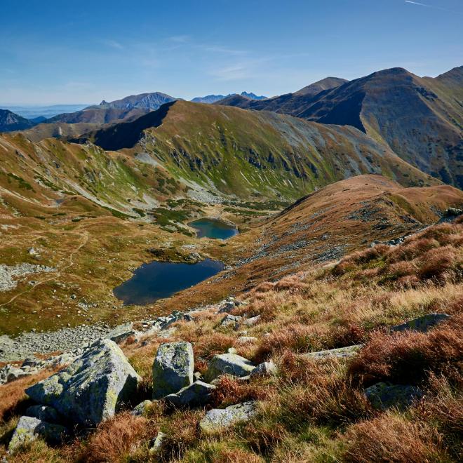 Trail through the hills